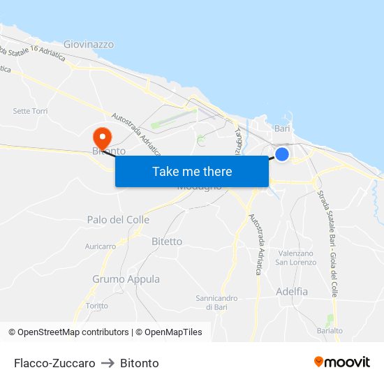 Flacco-Zuccaro to Bitonto map