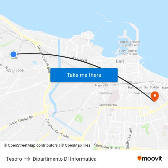 Treasure to Computer Science Department map