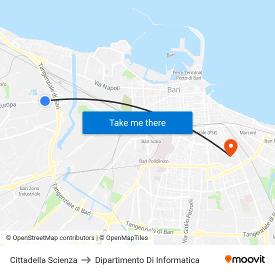 Science City to Computer Science Department map