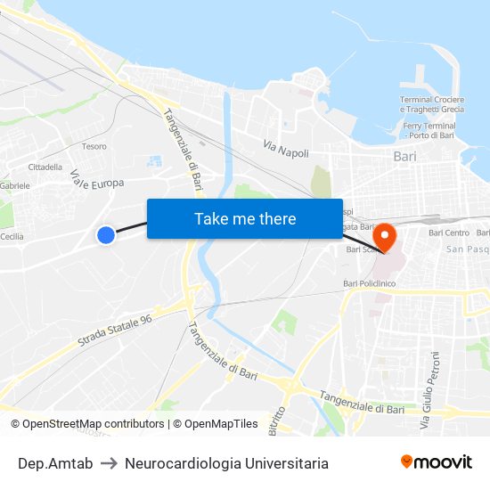 Dep.Amtab to Neurocardiologia Universitaria map