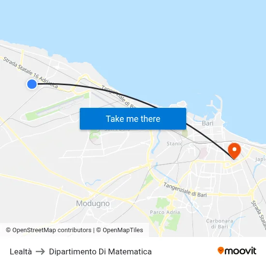 Loyalty to Mathematics Department map