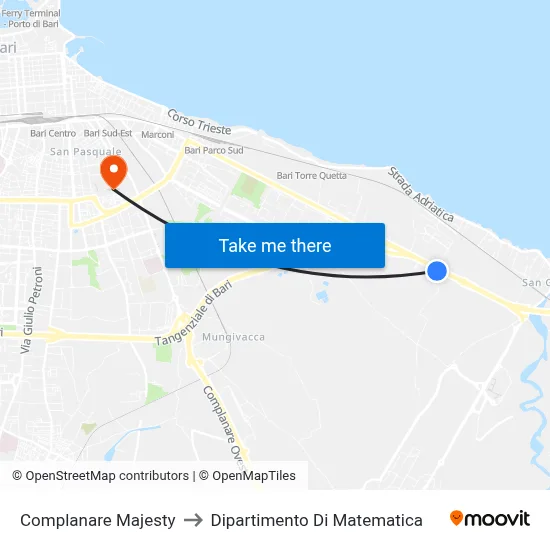 Majesty Parallel Road to Department of Mathematics map