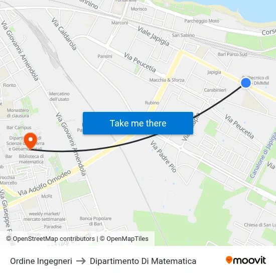 Engineers Order to Department of Mathematics map