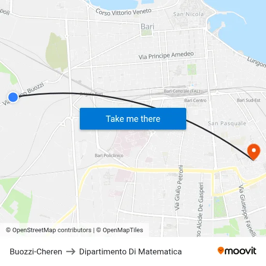 Buozzi-Cheren to Department of Mathematics map