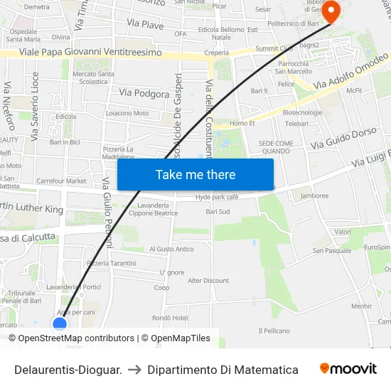 Delaurentis-Dioguar. to Mathematics Department map