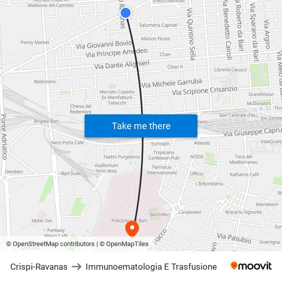 Crispi-Ravanas to Immunoematologia E Trasfusione map