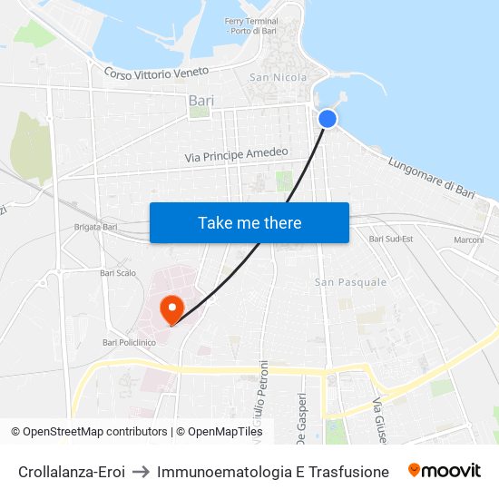 Crollalanza-Eroi to Immunoematologia E Trasfusione map