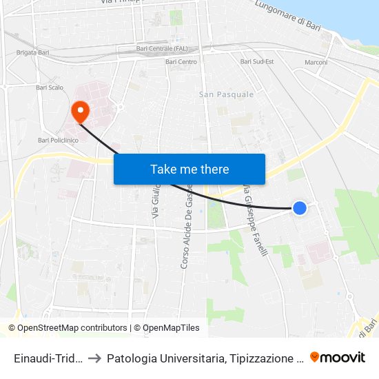 Einaudi-Tridente to Patologia Universitaria, Tipizzazione Tessutale map