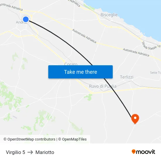 Virgilio 5 to Mariotto map