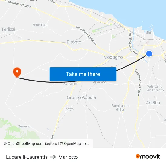 Lucarelli-Laurentis to Mariotto map