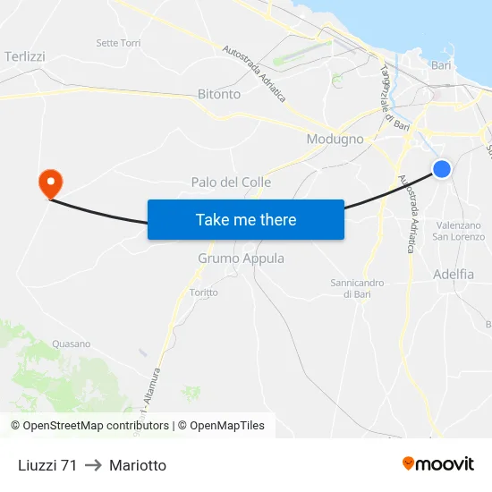 Liuzzi 71 to Mariotto map