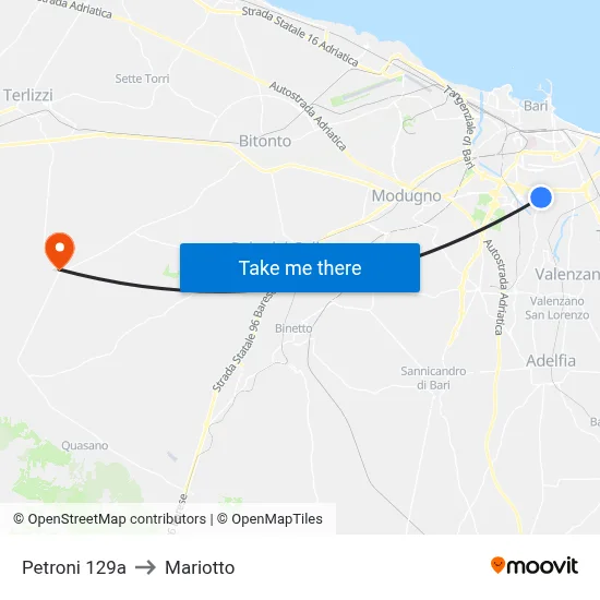 Petroni 129a to Mariotto map