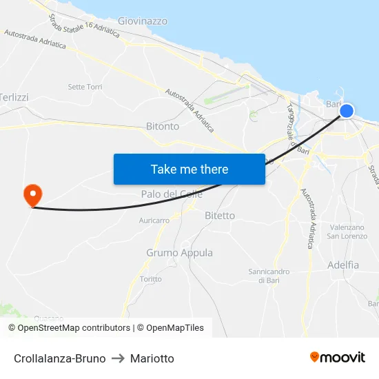 Crollalanza-Bruno to Mariotto map