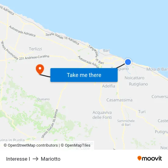 Interest I to Mariotto map