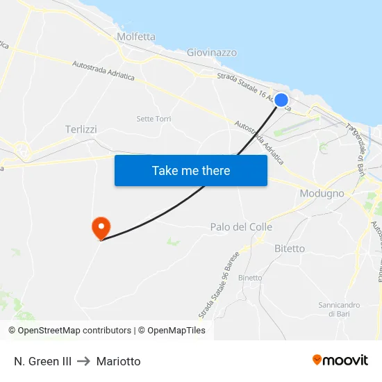 N. Green III to Mariotto map