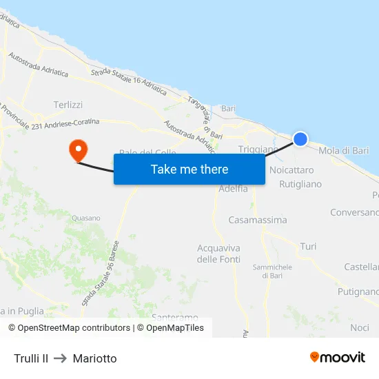 Trulli II to Mariotto map