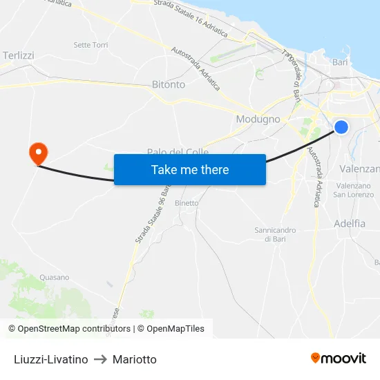 Liuzzi-Livatino to Mariotto map