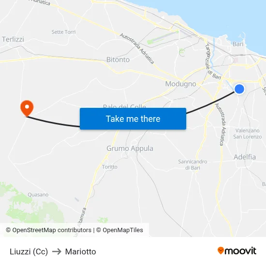 Liuzzi (Cc) to Mariotto map