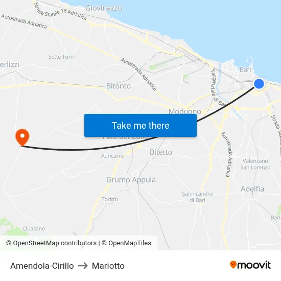 Amendola-Cirillo to Mariotto map