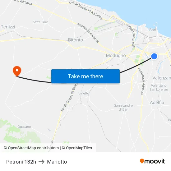 Petroni 132h to Mariotto map