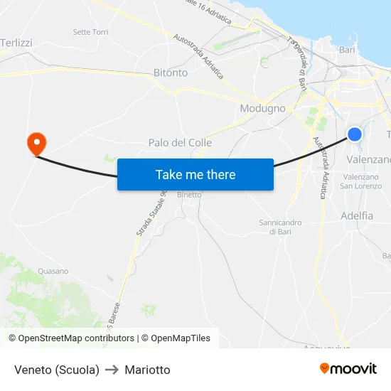 Veneto (School) to Mariotto map