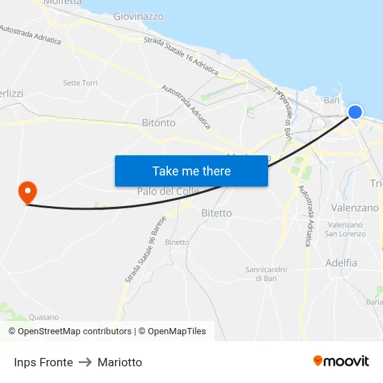 INPS Front to Mariotto map