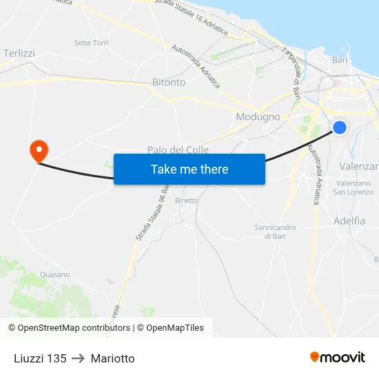 Liuzzi 135 to Mariotto map