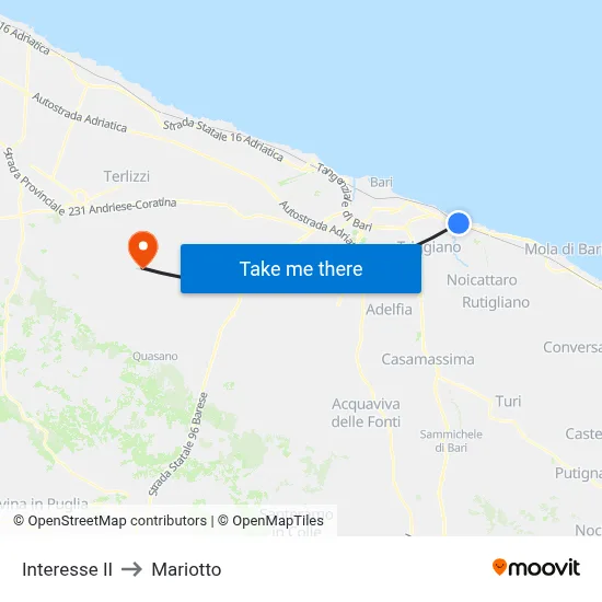 Interesse II to Mariotto map