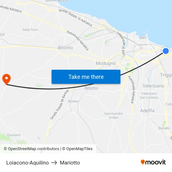 Loiacono-Aquilino to Mariotto map