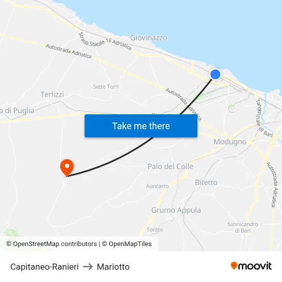 Capitaneo-Ranieri to Mariotto map