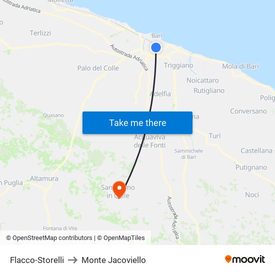 Flacco-Storelli to Monte Jacoviello map