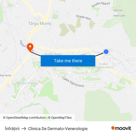 Înfrățirii to Clinica De Dermato-Venerologie map