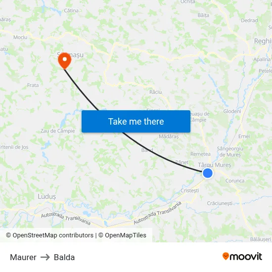 Maurer to Balda map