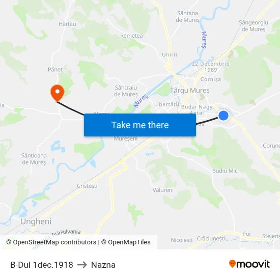 B-Dul 1dec.1918 to Nazna map