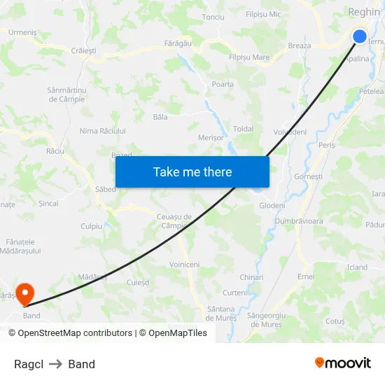 Ragcl to Band map