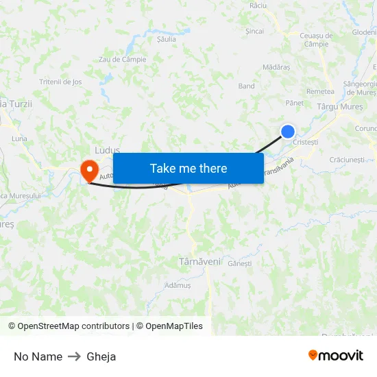 No Name to Gheja map