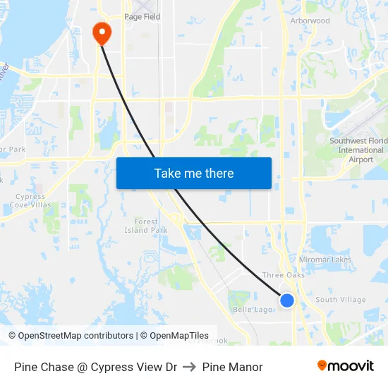 Pine Chase @ Cypress View Dr to Pine Manor map