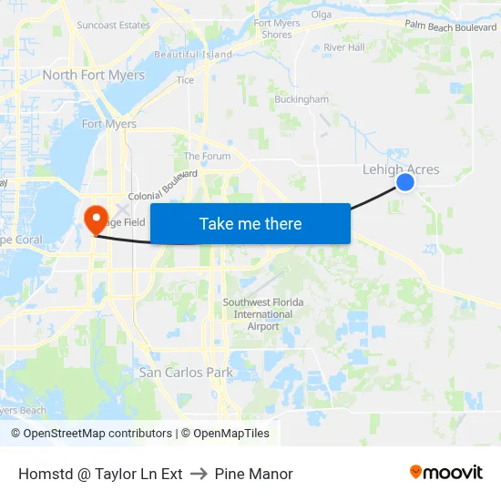 Homstd @ Taylor Ln Ext to Pine Manor map