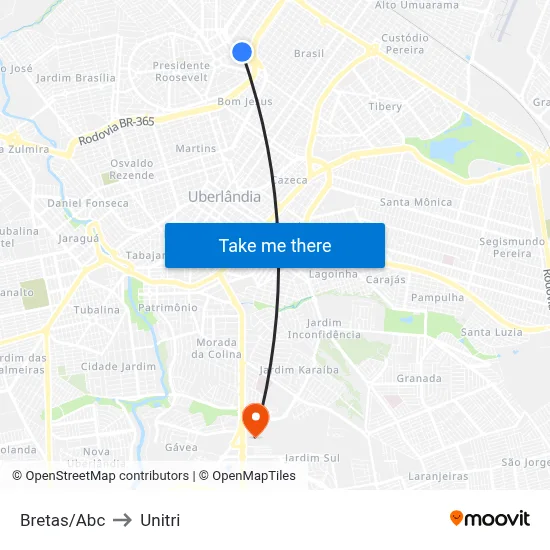 Bretas/Abc to Unitri map