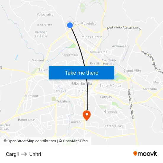Cargil to Unitri map