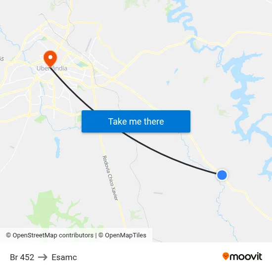 Br 452 to Esamc map