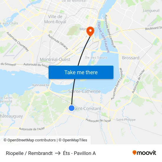 Riopelle / Rembrandt to Éts - Pavillon A map