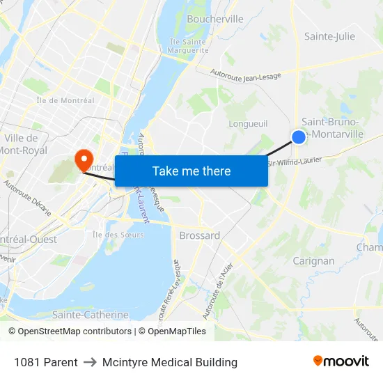 1081 Parent to Mcintyre Medical Building map