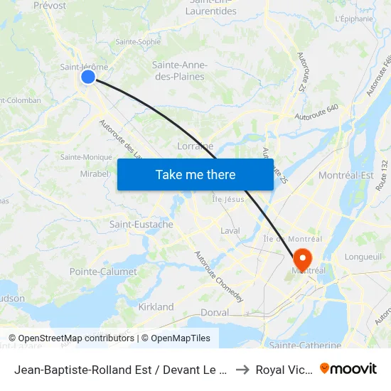 Jean-Baptiste-Rolland Est / Devant Le Quartier 50+ to Royal Victoria map