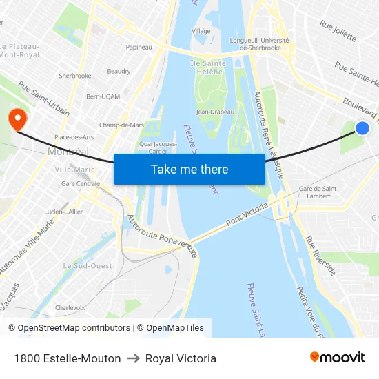 1800 Estelle-Mouton to Royal Victoria map