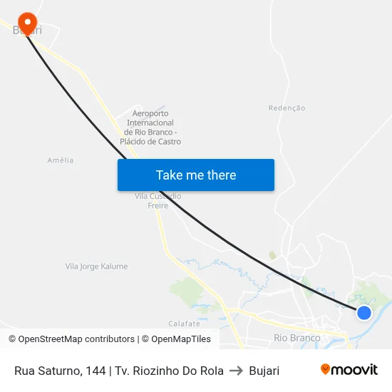 Rua Saturno, 144 | Tv. Riozinho Do Rola to Bujari map