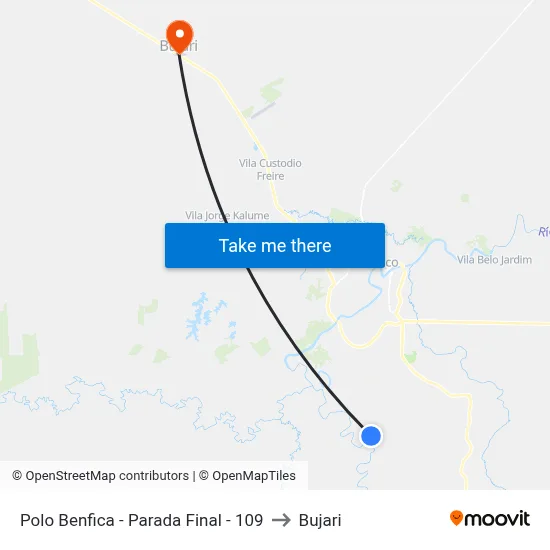 Polo Benfica - Parada Final - 109 to Bujari map