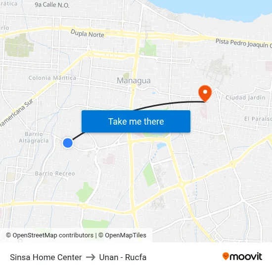 Sinsa Home Center to Unan - Rucfa map