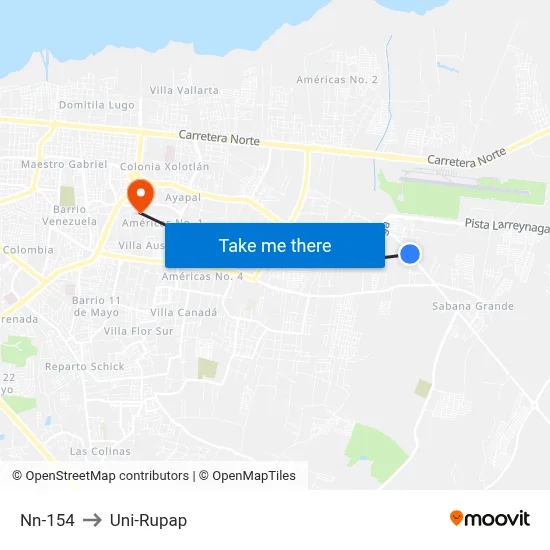 Nn-154 to Uni-Rupap map