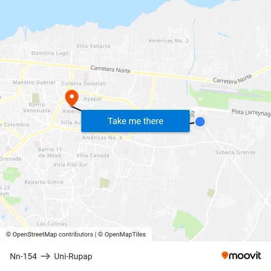 Nn-154 to Uni-Rupap map